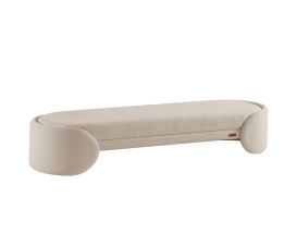 Banco Estofado Ortiz Boucle Off White