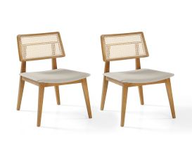 Conjunto de 2 Cadeiras de Palhinha Búzios