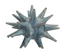 Escultura Ouriço Azul