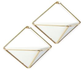 Kit Vasos Trigg Pequeno Dourado