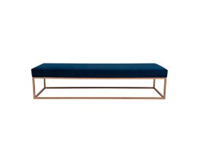 banco-2-lugares-azul-base-aço-bronze-lerin