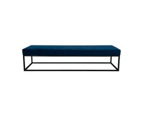banco-2-lugares-azul-base-aço-preto-lerin