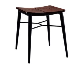 Banqueta Asa III Tabaco + Base Preto