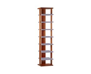 estante de madeira clarice lavanda com 7 prateleiras e 40cm de largura