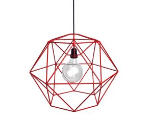 Luminária Pendente Beijaflor Vermelho