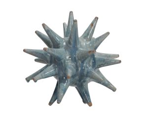 Escultura Ouriço Azul
