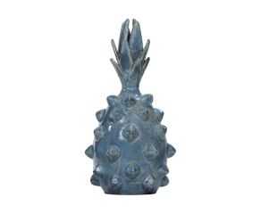Escultura Abacaxi Azul